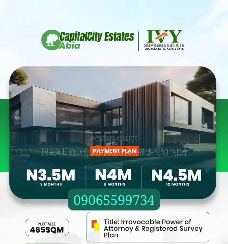 Ivy Supreme Estate Ajata Ibeku Umuahia Abia State
