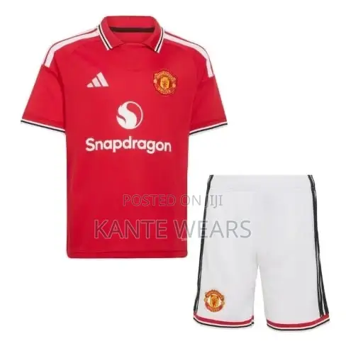 Kids Manchester United 2026/2027 Home Kit Jersey - Top Shorts