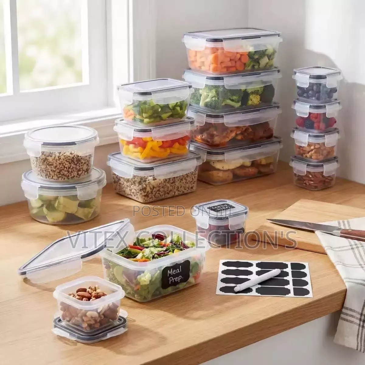 24pcs Airtight Food Storage Containers
