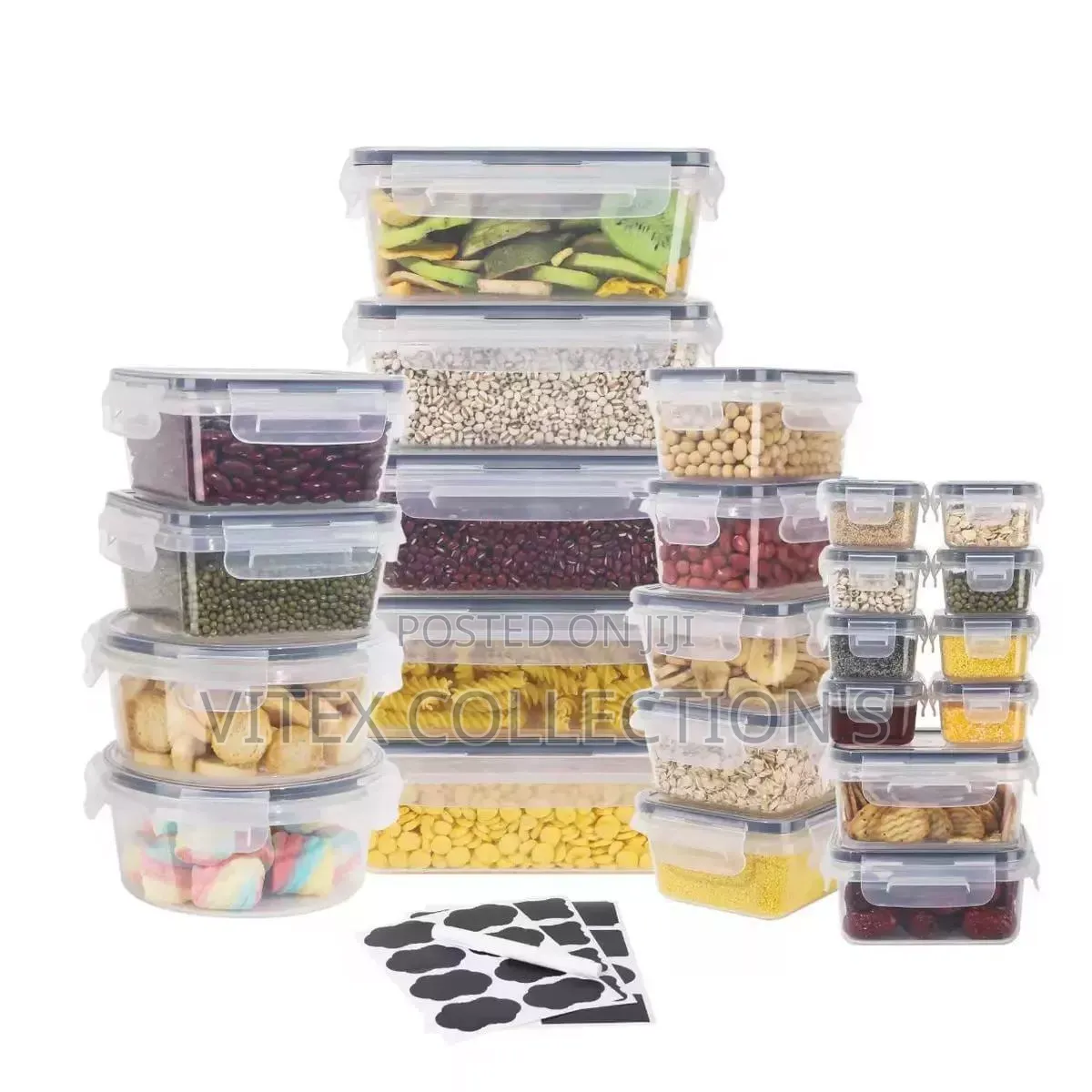 24pcs Airtight Food Storage Containers