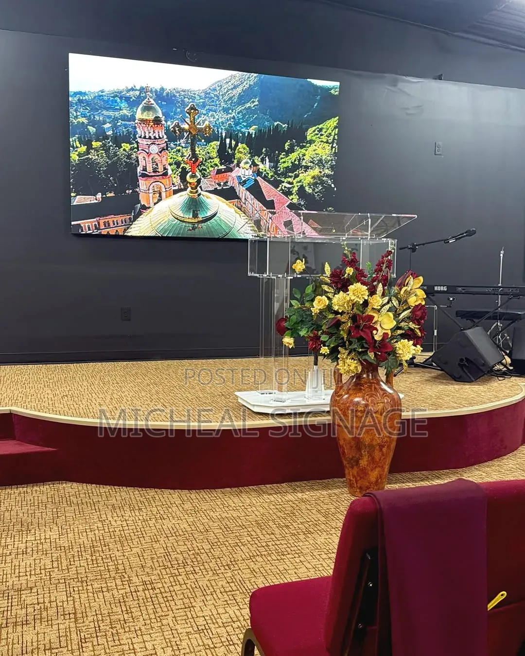 Church Led Digital Screen