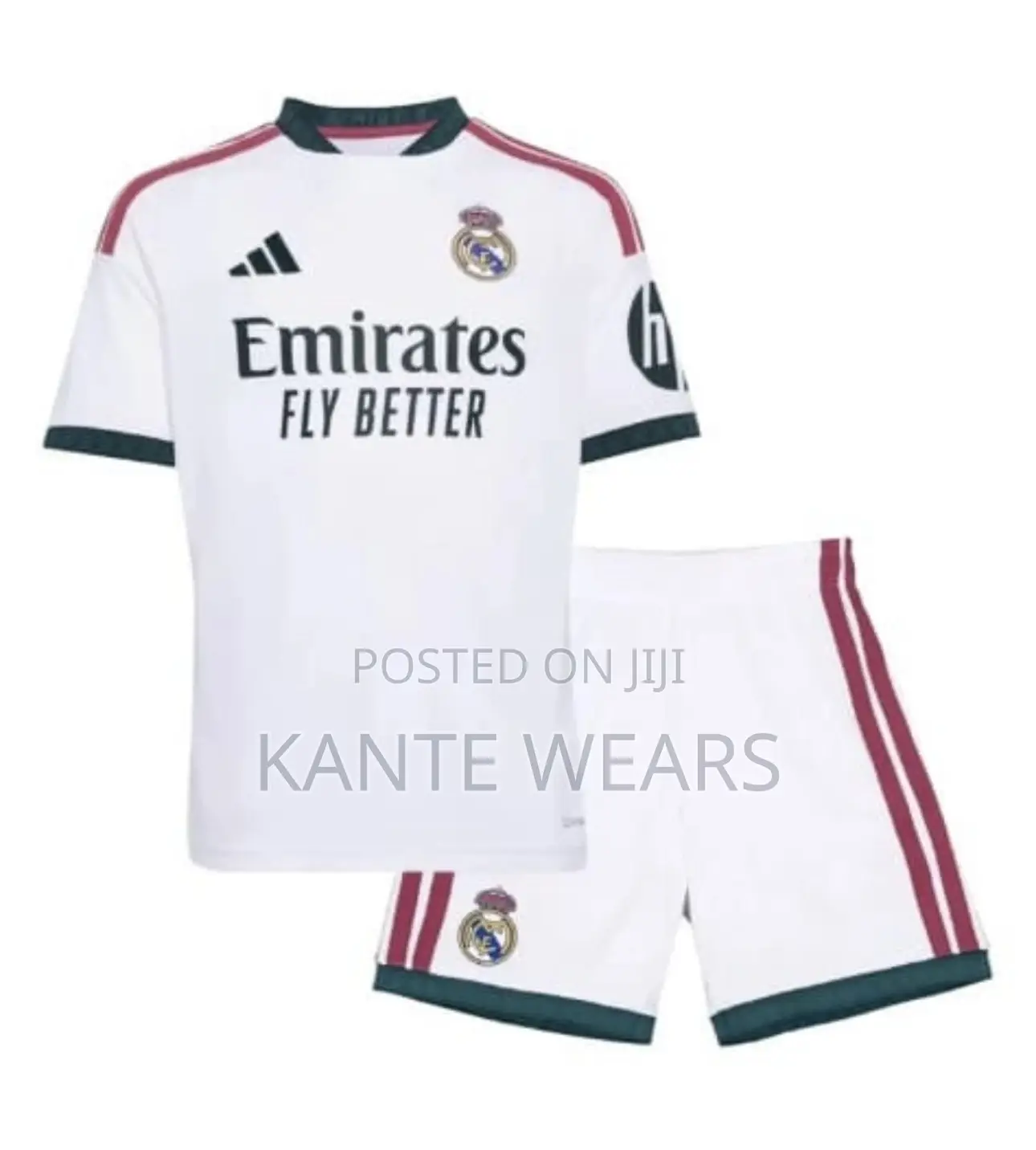 Kids Real Madrid 2026/2027 Home Kit Jersey - Top Shorts