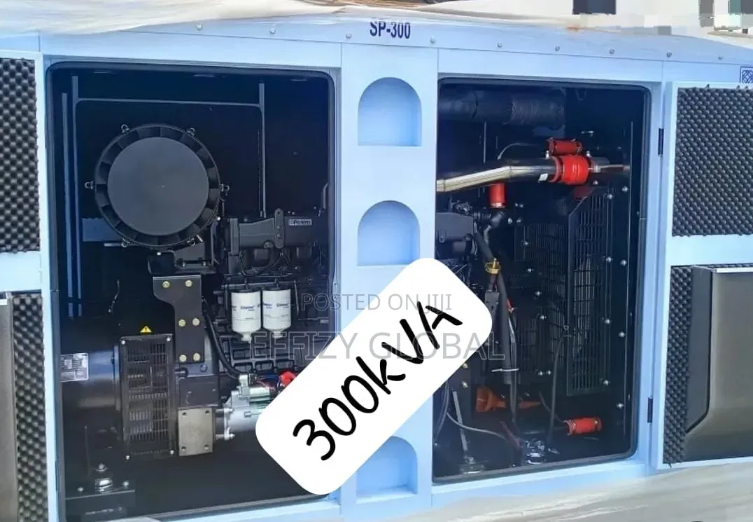 Heavy-Duty Perkins England 300kva Soundproof Generator 100% Copper Alt
