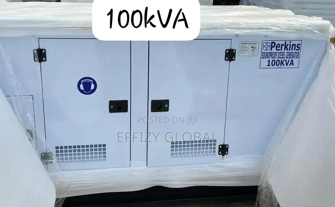 Perkins 100kva Soundproof Diesel Generator 100%Copper Alternators