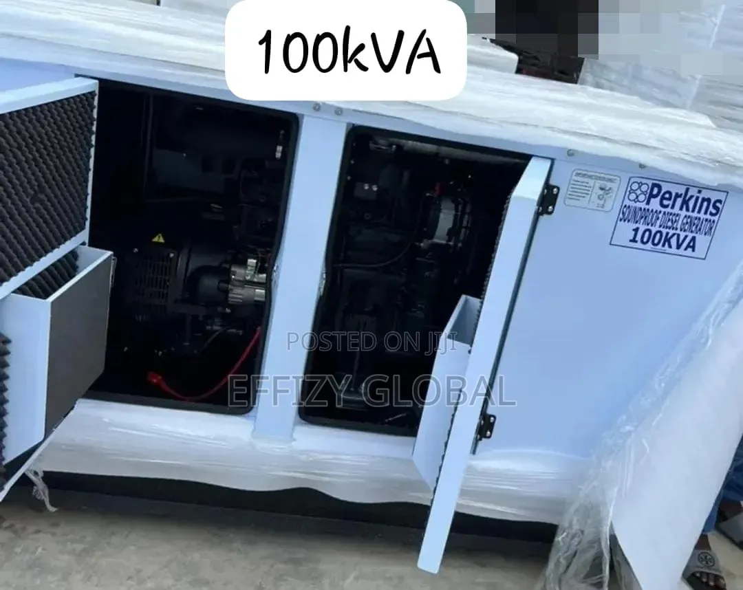 Perkins 100kva Soundproof Diesel Generator 100%Copper Alternators
