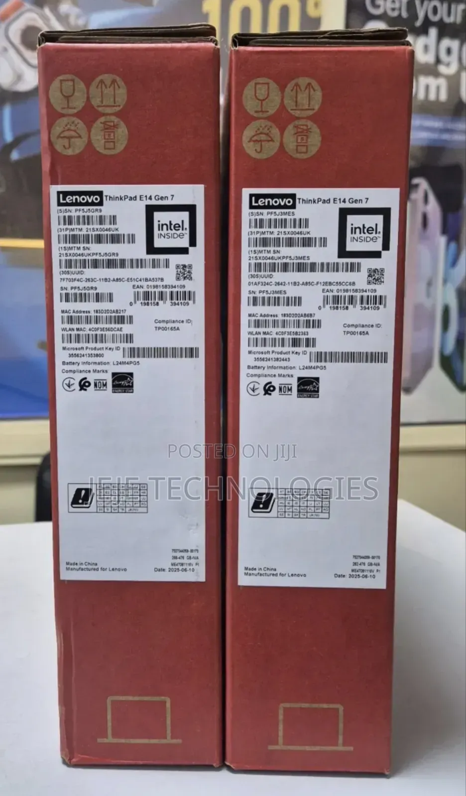 New Laptop Lenovo 16GB Intel Core Ultra 5 SSD 512GB