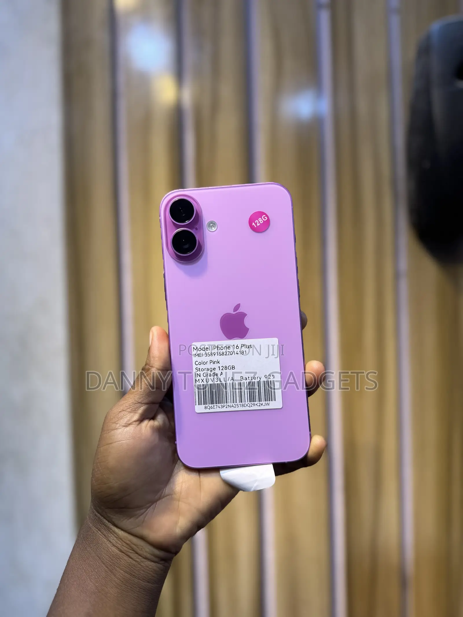 Apple iPhone 16 Plus 128 GB Pink