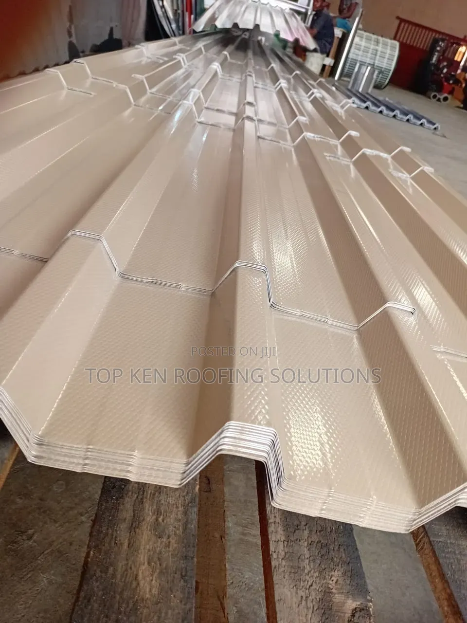 0.65 G/Beige Longspan Aluminium Roofing Sheets