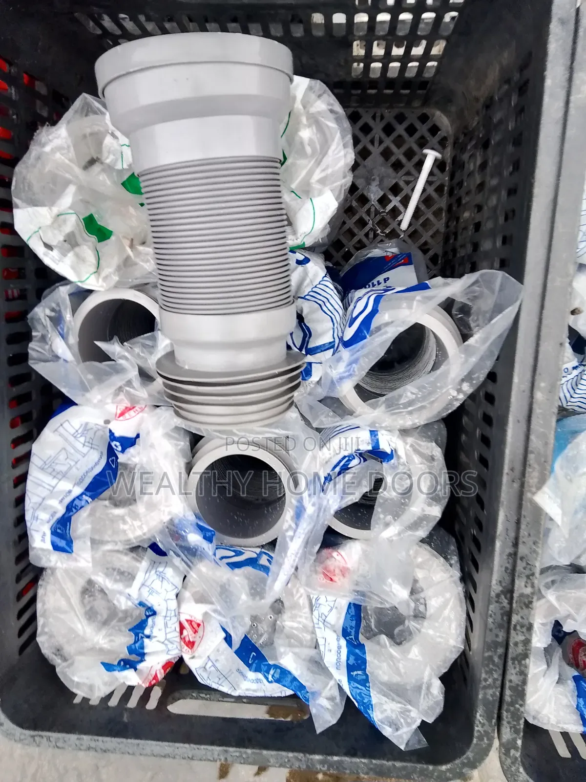 4-Inch Heavy Duty Flexible Toilet Waste Connector