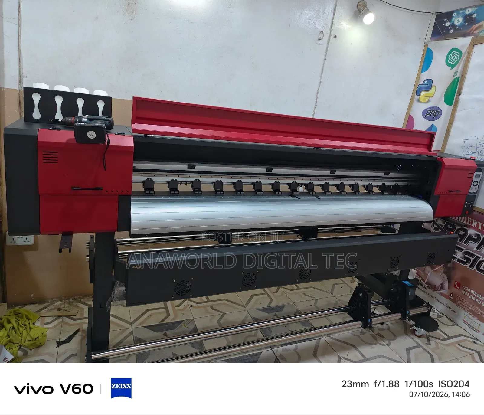 6.2ft World Colour Brand New Flex Banner Large Format Printer