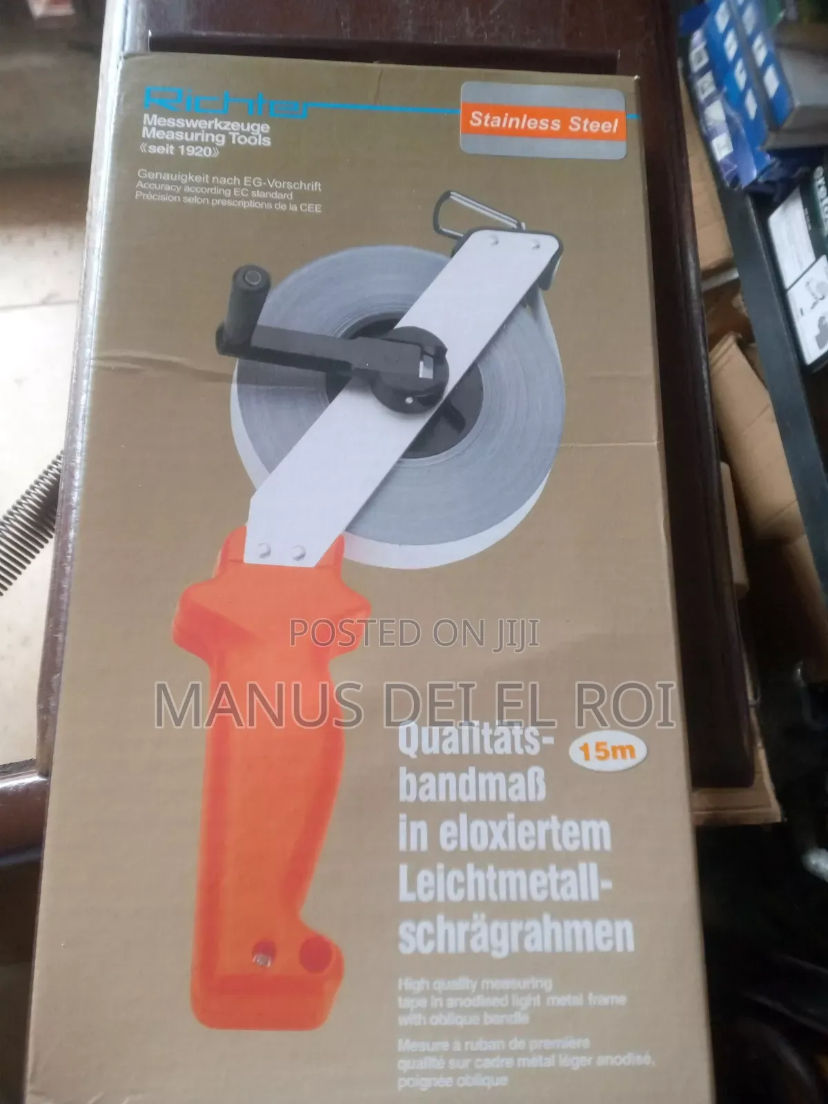 Richter 15mtrs Dipping Tape (Stainless Steel)