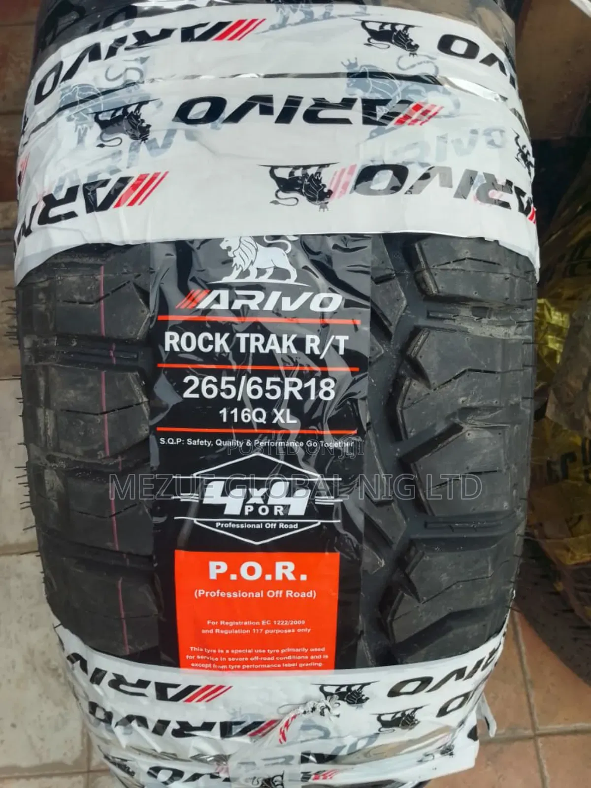 Arivo Rock Track Tyre 265/65/18 for Toyota Tacoma Hillux Etc.