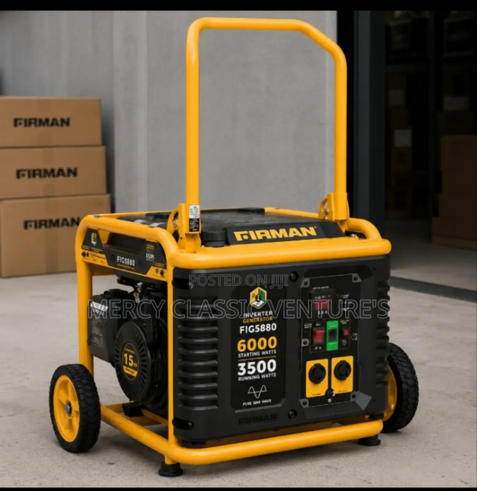Original Firman Fig5880 5.0kw Silent Inverter Generator–Fuel Efficient