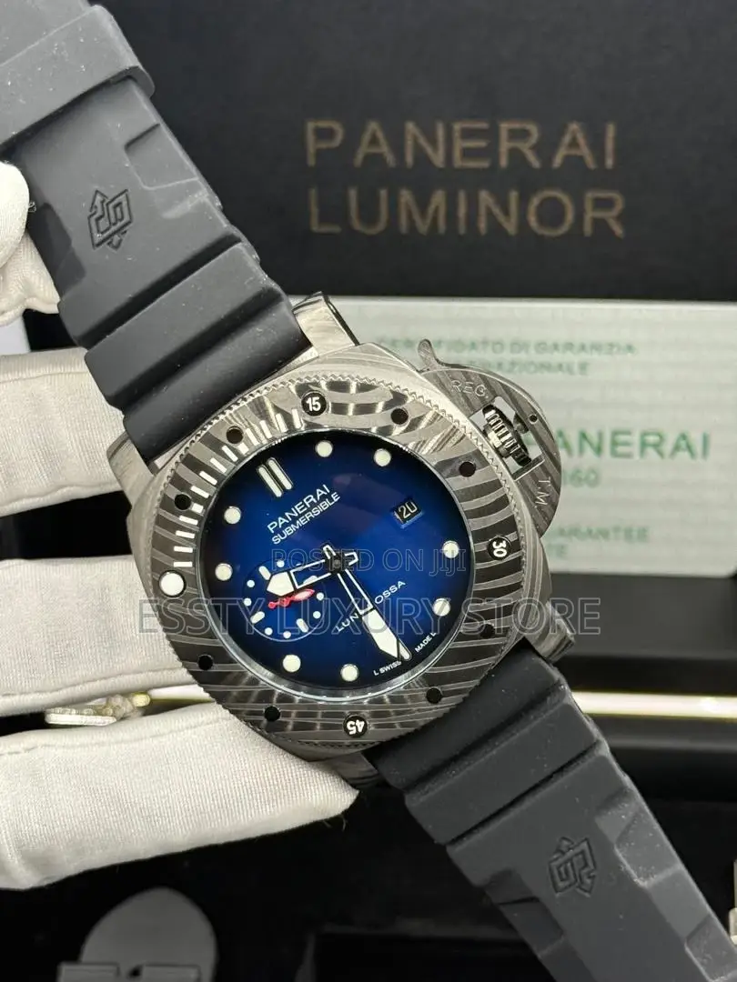 Panerai Luminor Quality Luxury Men Rubber Wristwatch