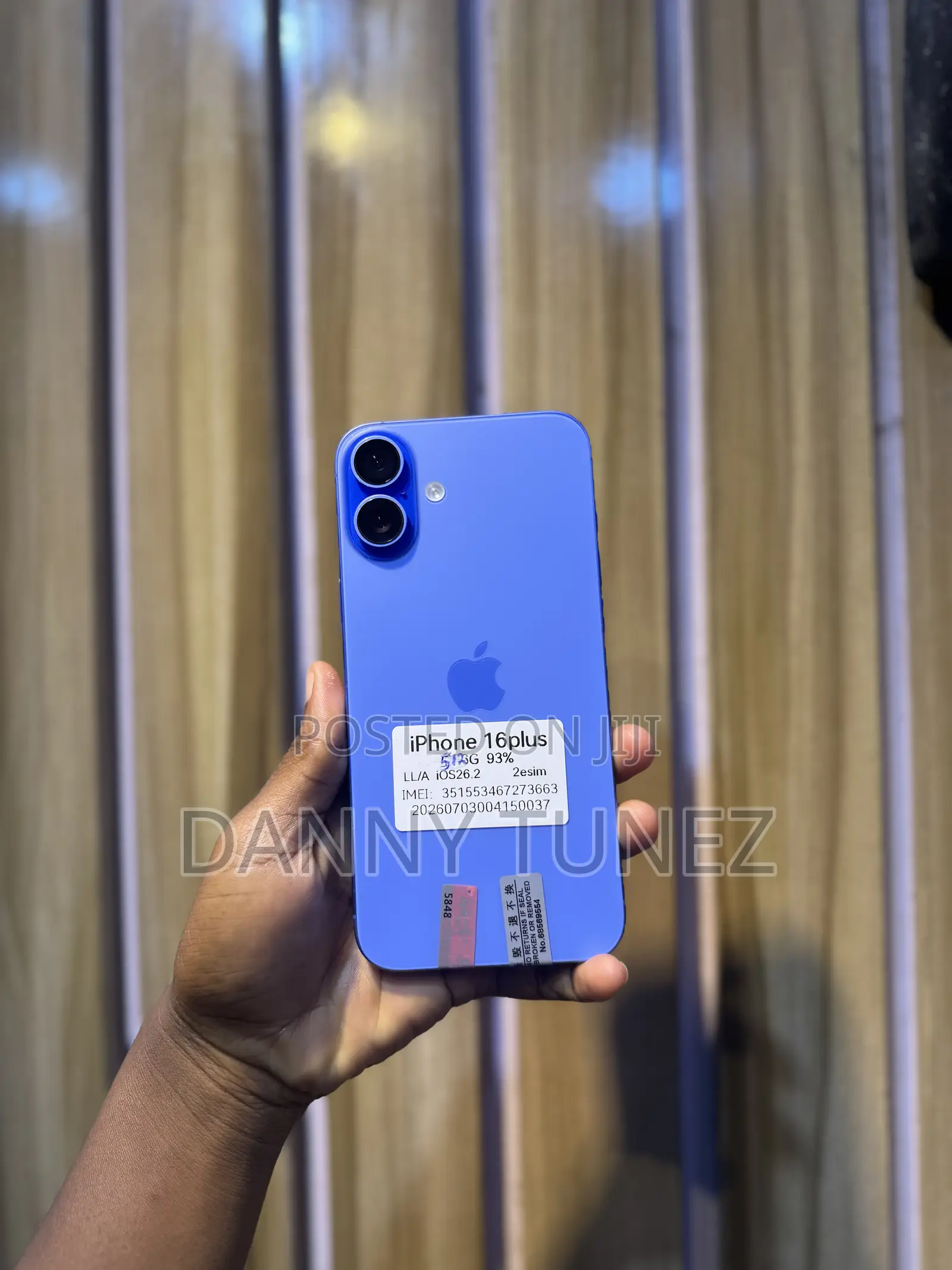 Apple iPhone 16 Plus 512 GB Blue