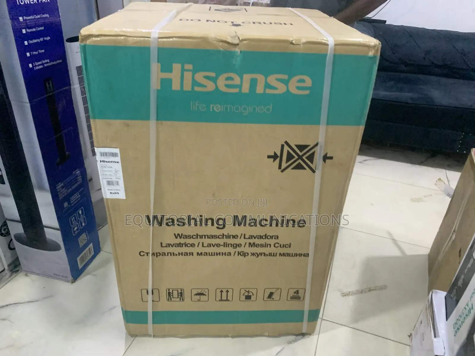 Hisense 11kg Washing Machine – Wt3k1123ub Durable Stainless Steel Drum