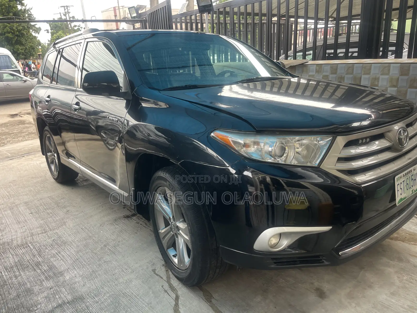 Toyota Highlander Limited 2012 Black