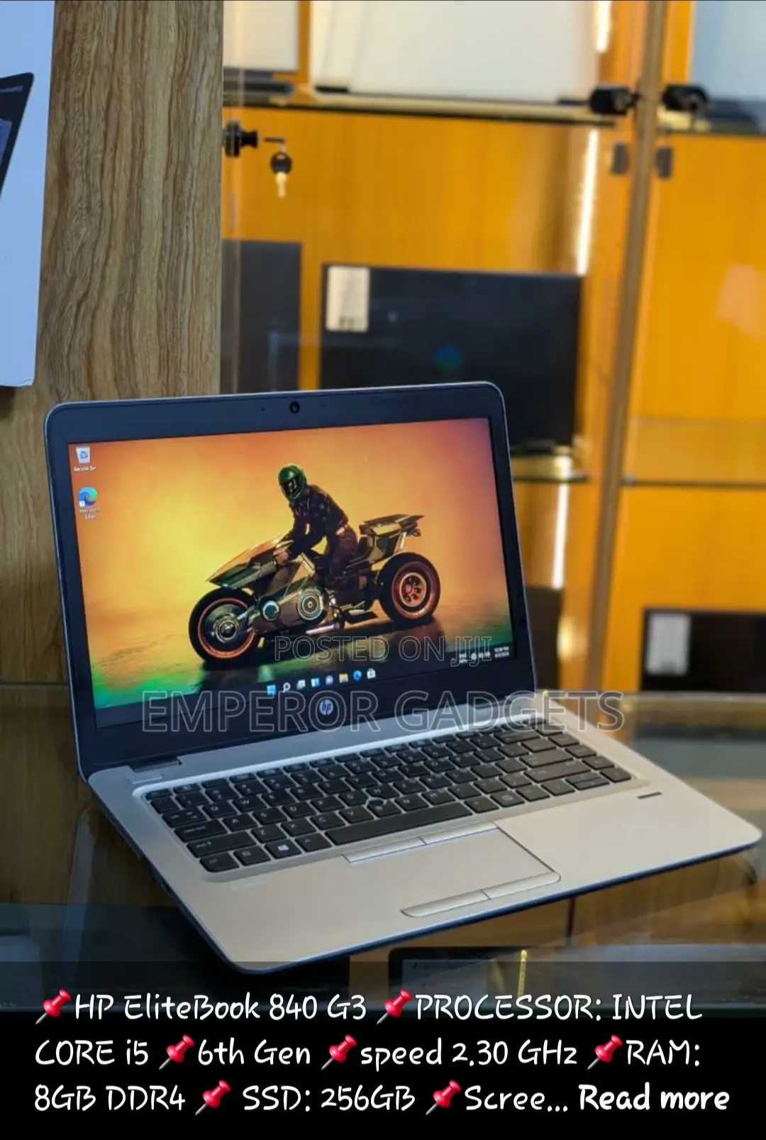 Laptop HP EliteBook 840 G3 8GB Intel Core i5 SSD 256GB