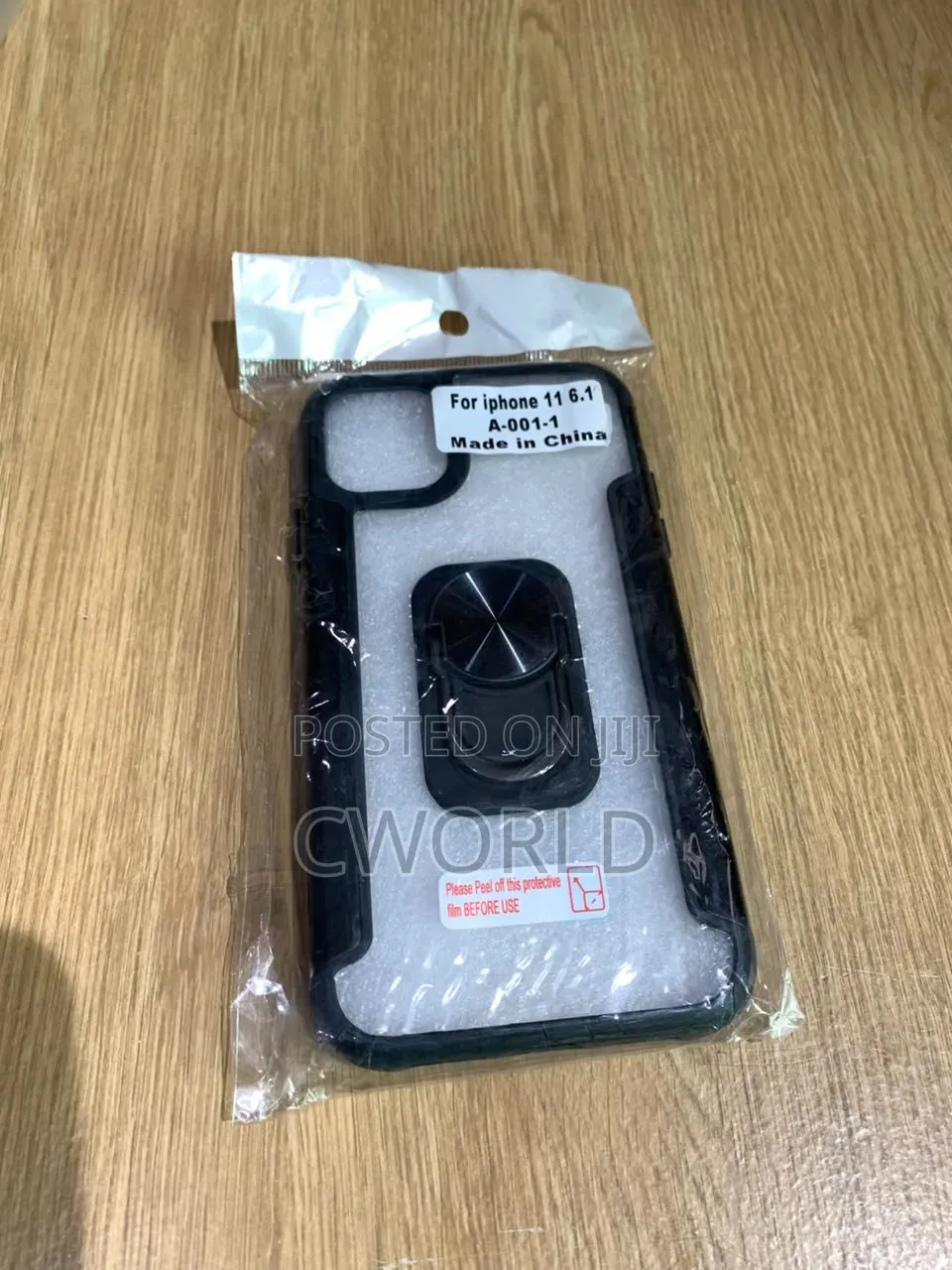 iPhone 11 6.1" Clear Ring Stand Case