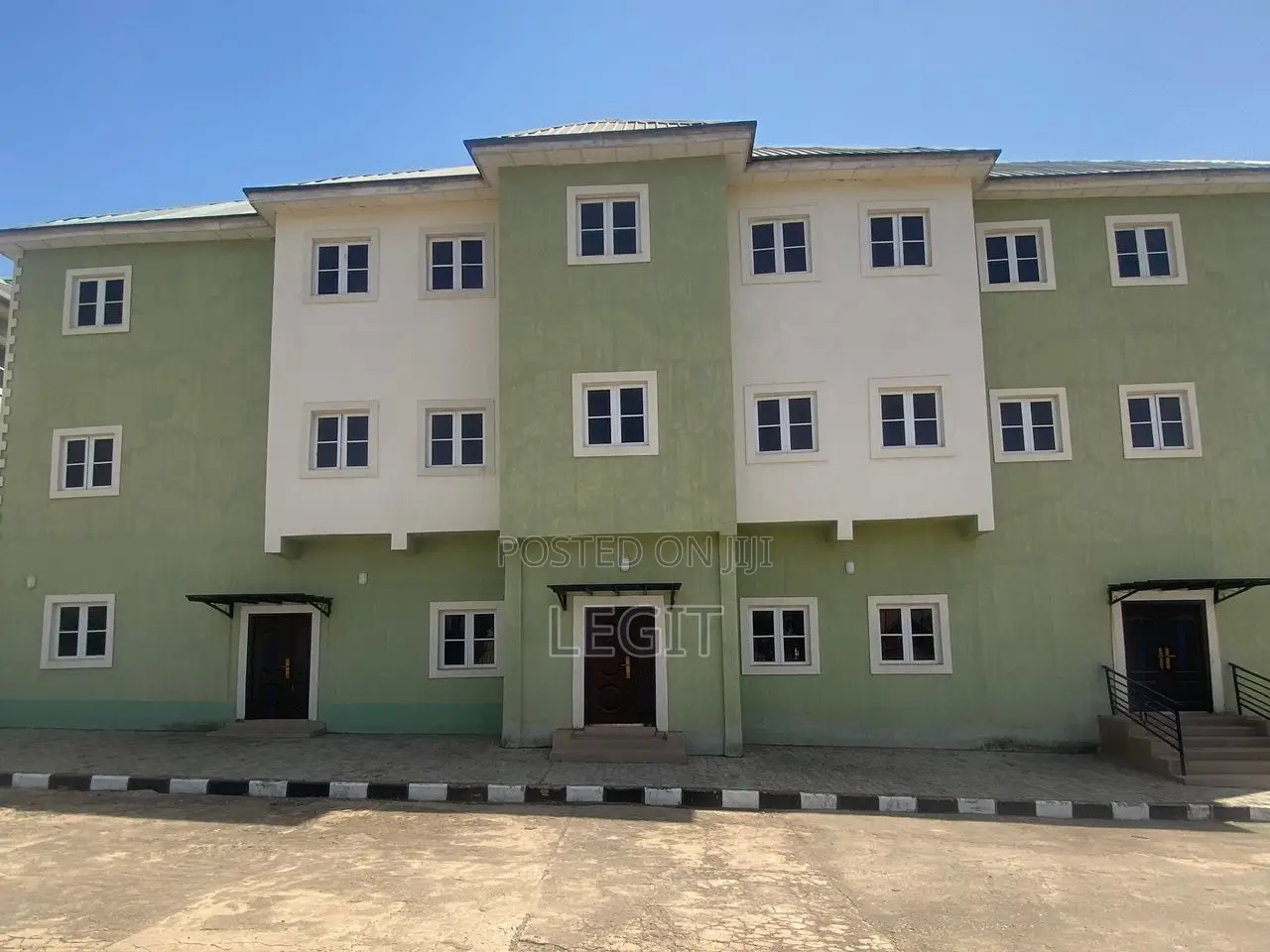 2 Blocks: 500-Seat Hall, Offices, Rooms 6 Two-Bedroom Flats.