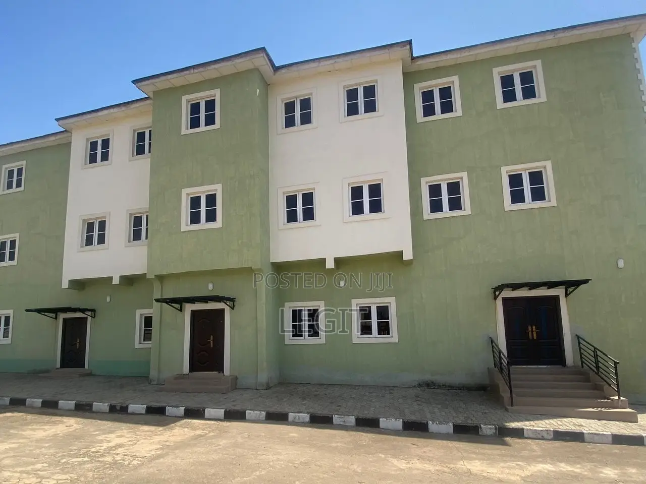 2 Blocks: 500-Seat Hall, Offices, Rooms 6 Two-Bedroom Flats.