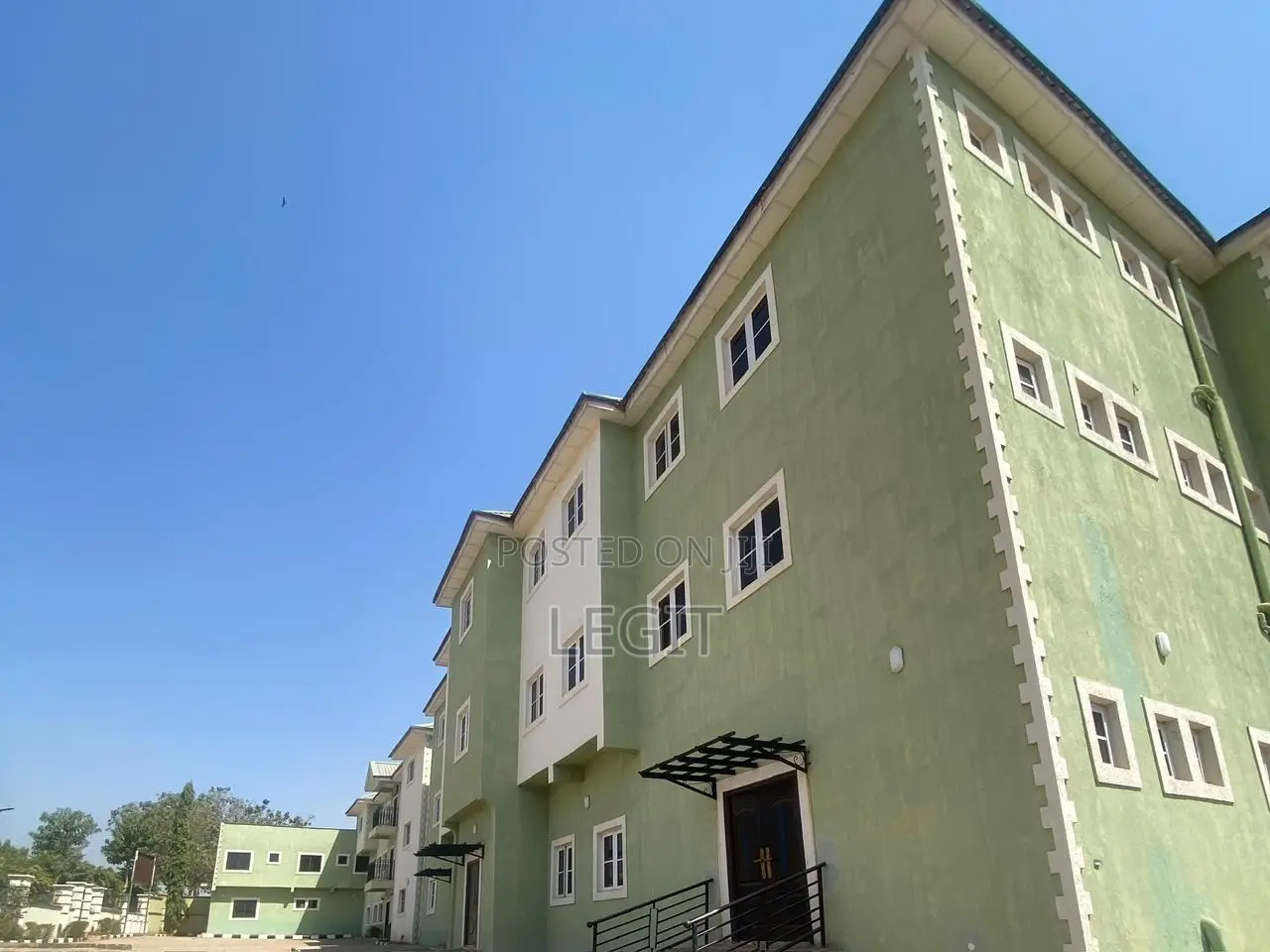 2 Blocks: 500-Seat Hall, Offices, Rooms 6 Two-Bedroom Flats.