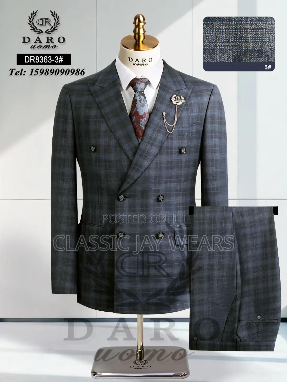 Double Checkers Suit for Men