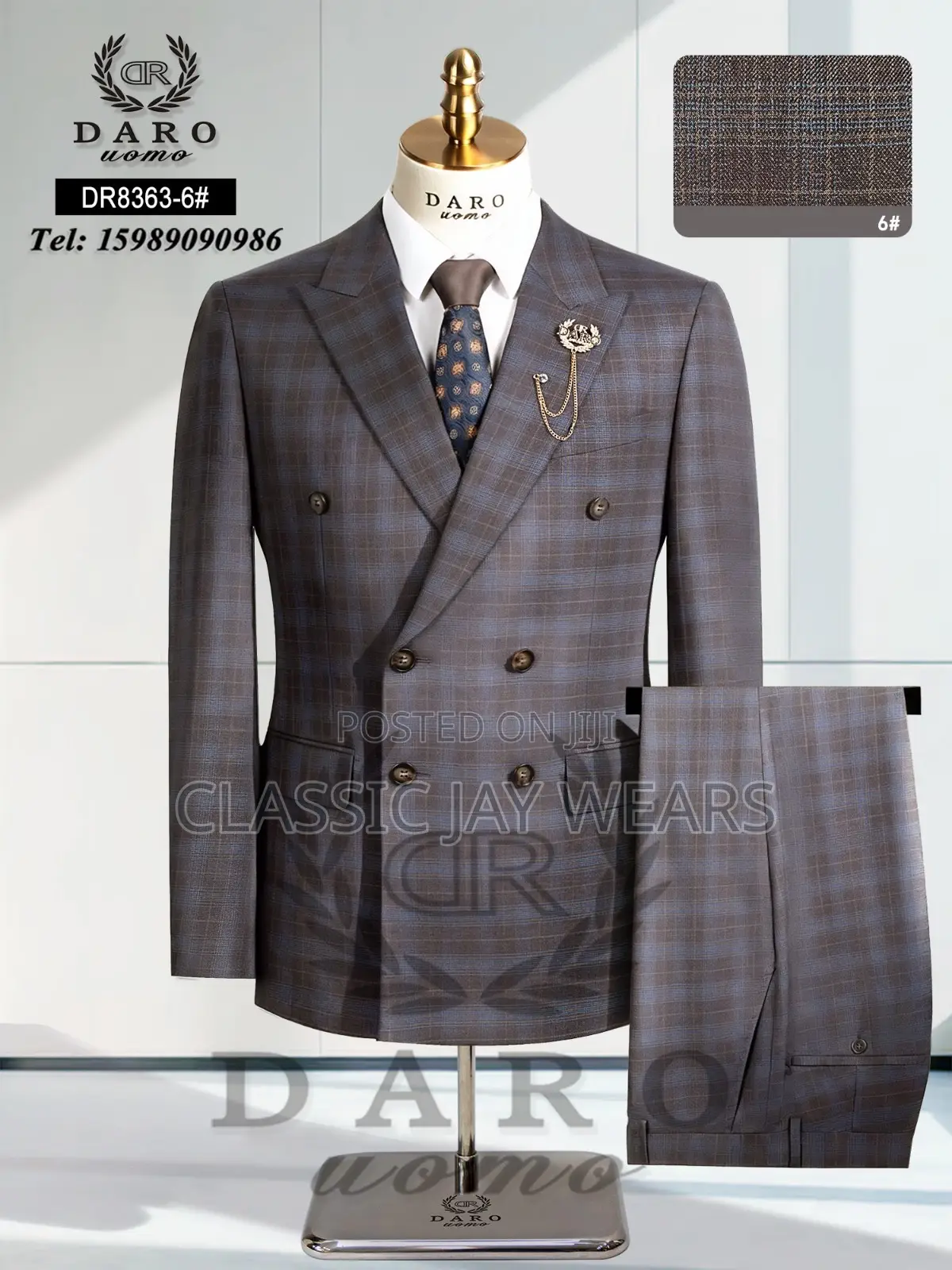 Double Checkers Suit for Men