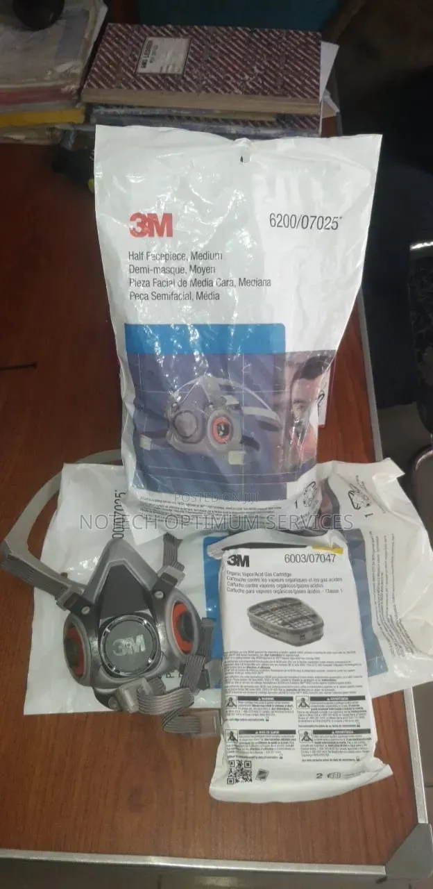 3m 6200 Reusable Half Facepiece Mask