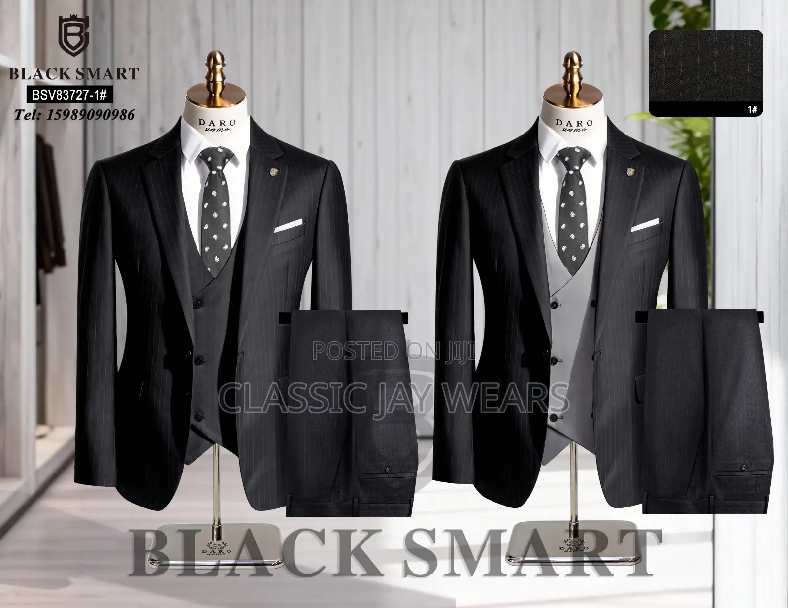 Stripes Smooth High Quality Suit