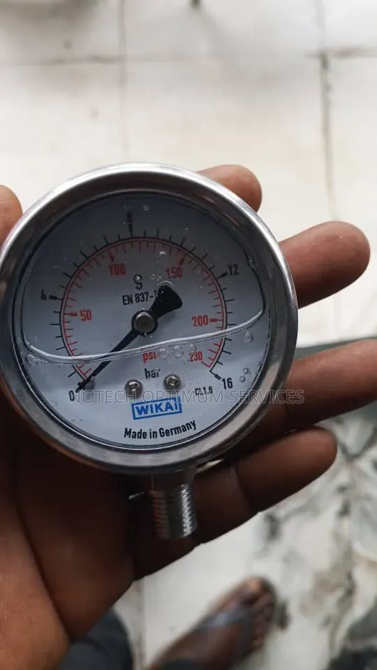 Wika Bourdon Tube Pressure Gauge
