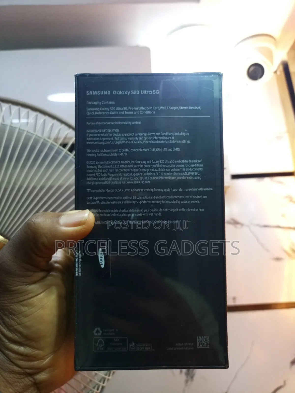 New Samsung Galaxy S20 Ultra 5G 128 GB Black