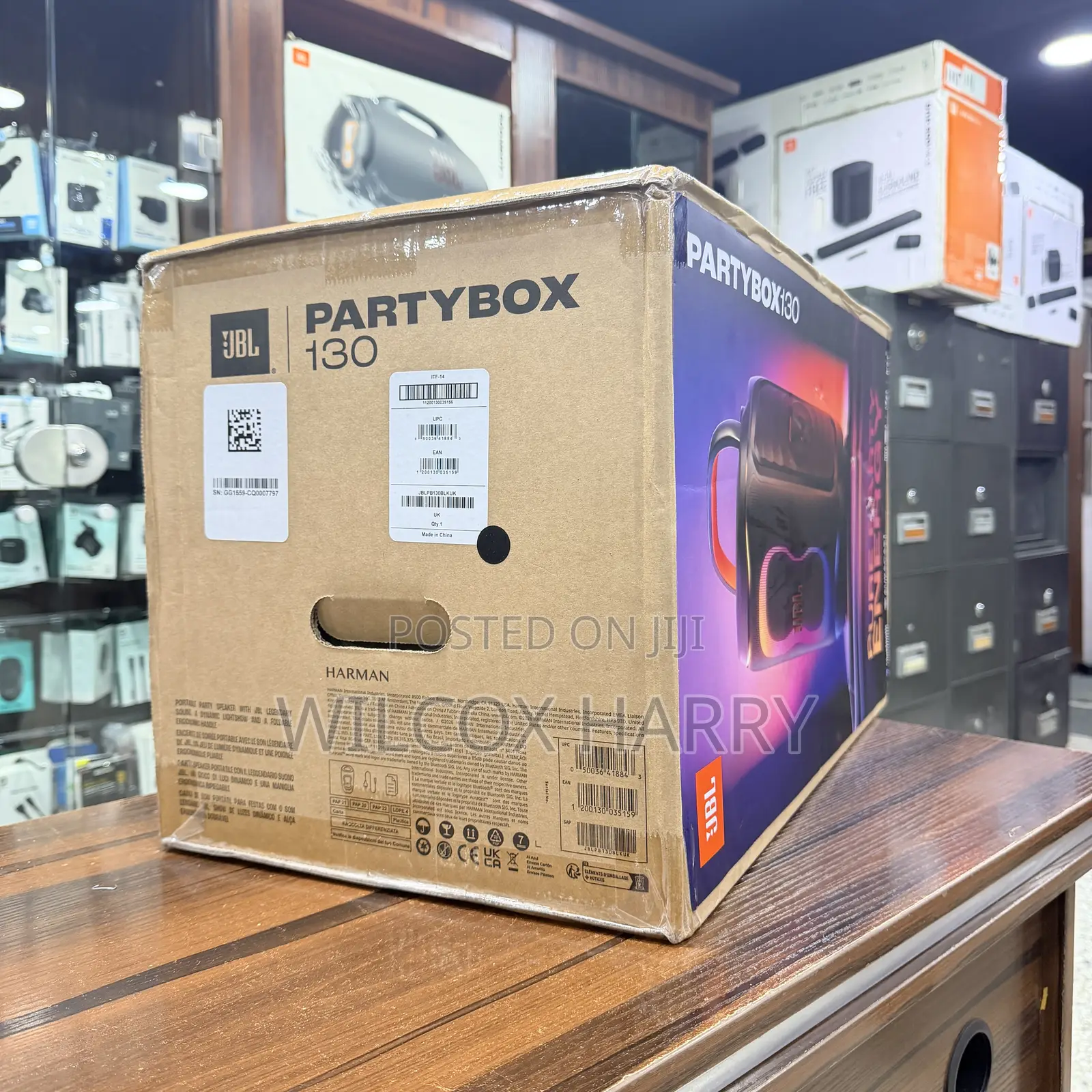 JBL Partybox 130 Portable Bluetooth Party Speaker
