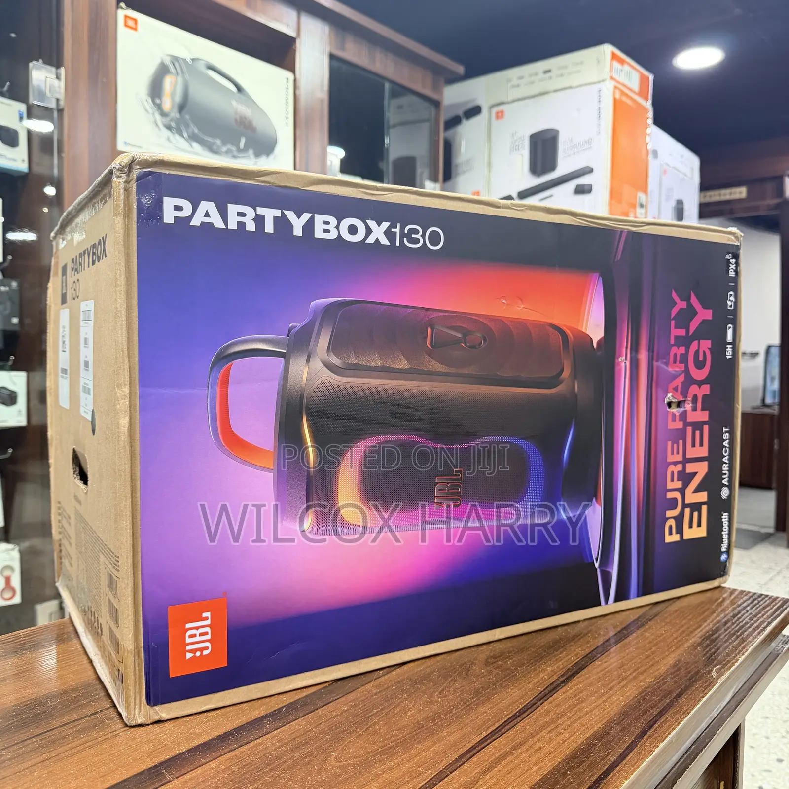 JBL Partybox 130 Portable Bluetooth Party Speaker