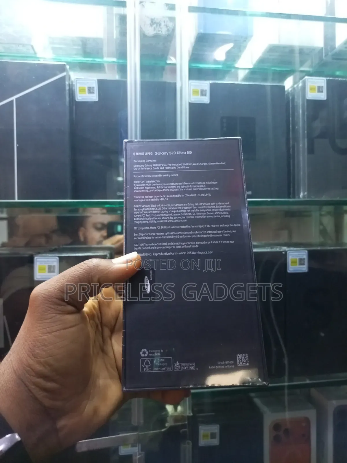 New Samsung Galaxy S20 Ultra 5G 128 GB Black