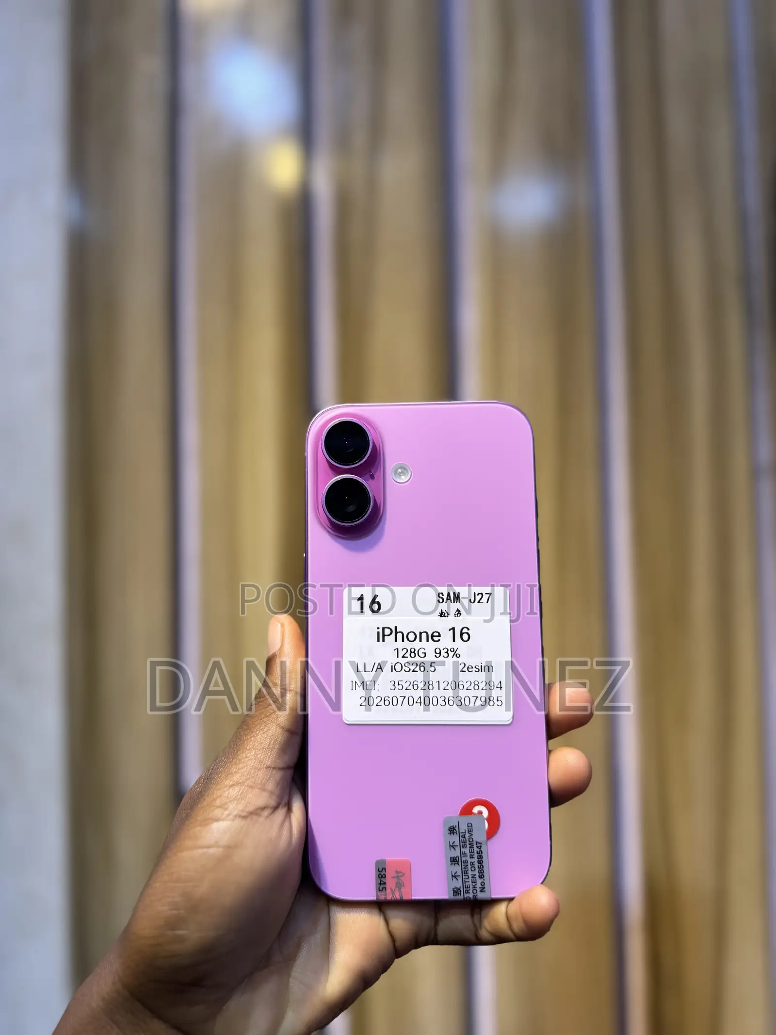 Apple iPhone 16 128 GB Pink