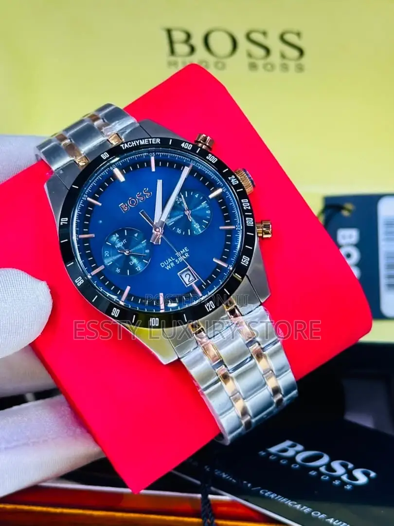 High Quality Luxury Hugo Boss Stainless Steel Wristwatch