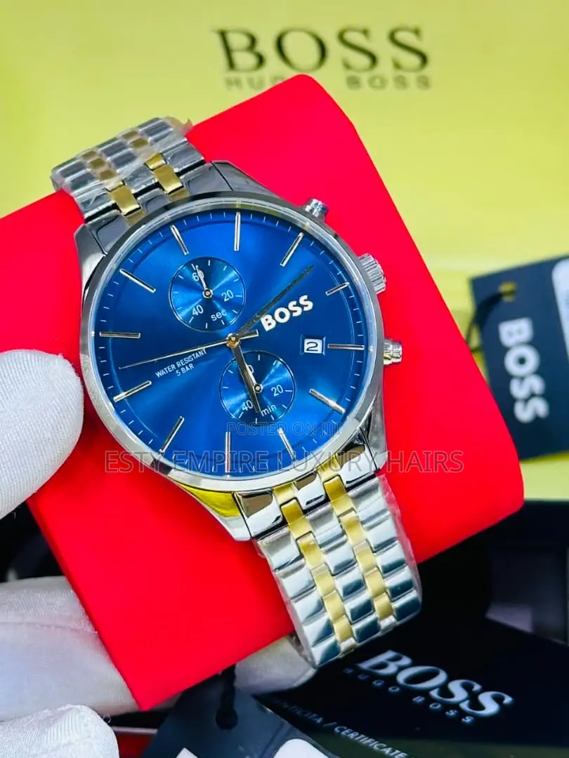 High Quality Luxury Hugo Boss Stainless Steel Wristwatch