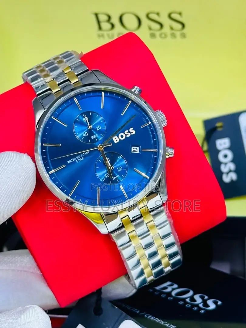 High Quality Luxury Hugo Boss Stainless Steel Wristwatch