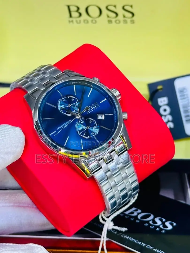 High Quality Luxury Hugo Boss Stainless Steel Wristwatch