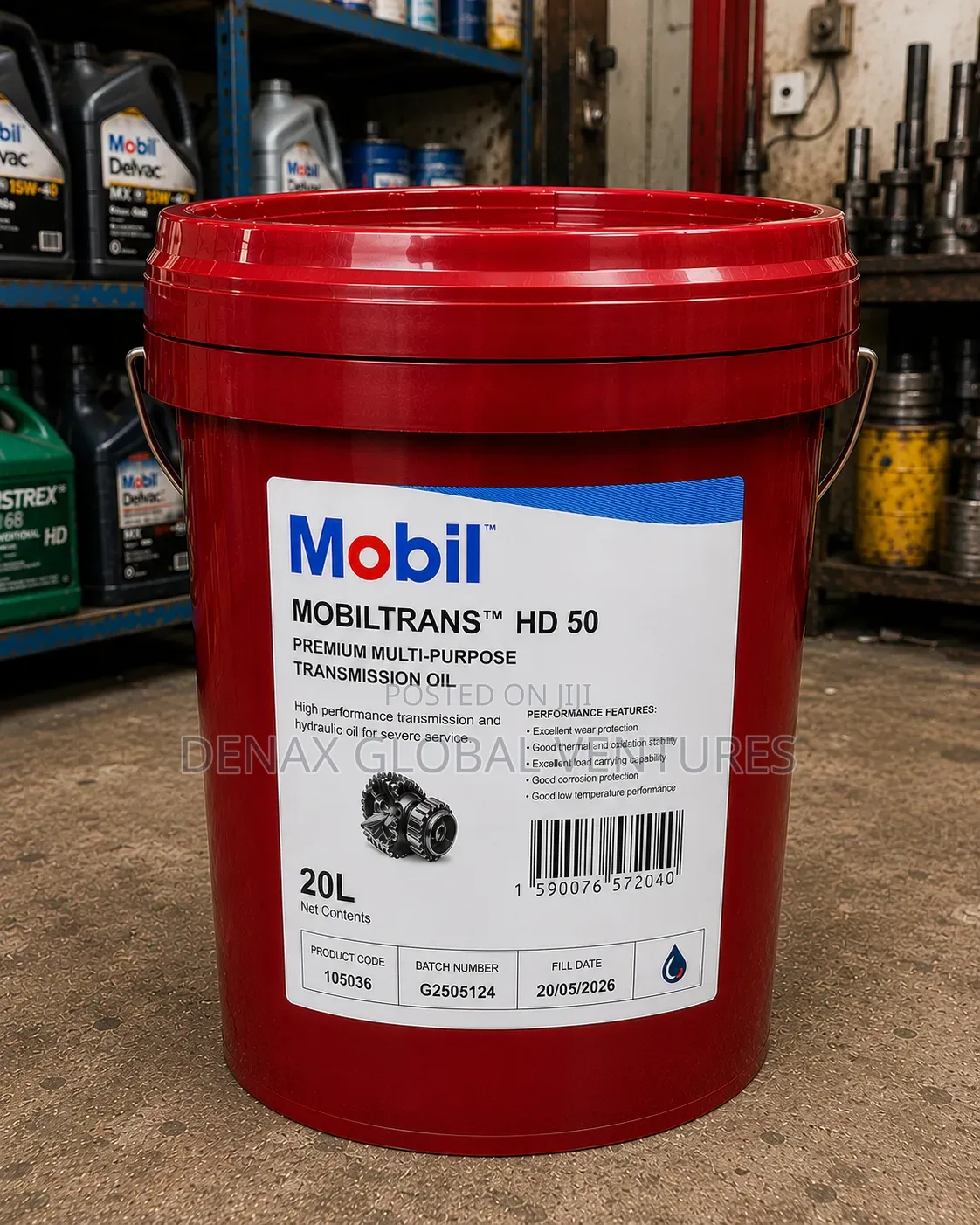 Mobiltrans Hd 50 Premium Multipurpose Transmission and Drivetrain Oil