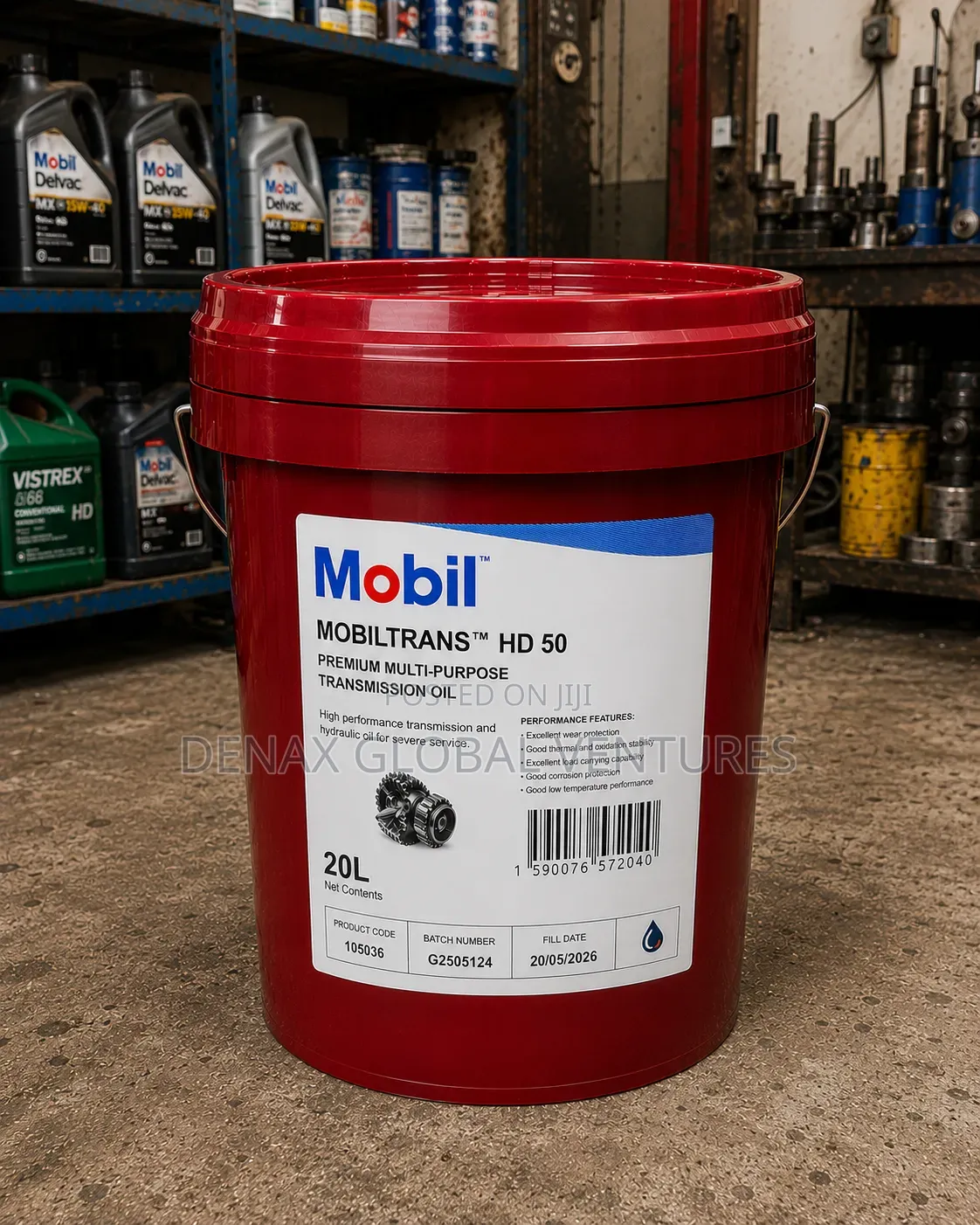 Mobiltrans Hd 50 Premium Multipurpose Transmission and Drivetrain Oil