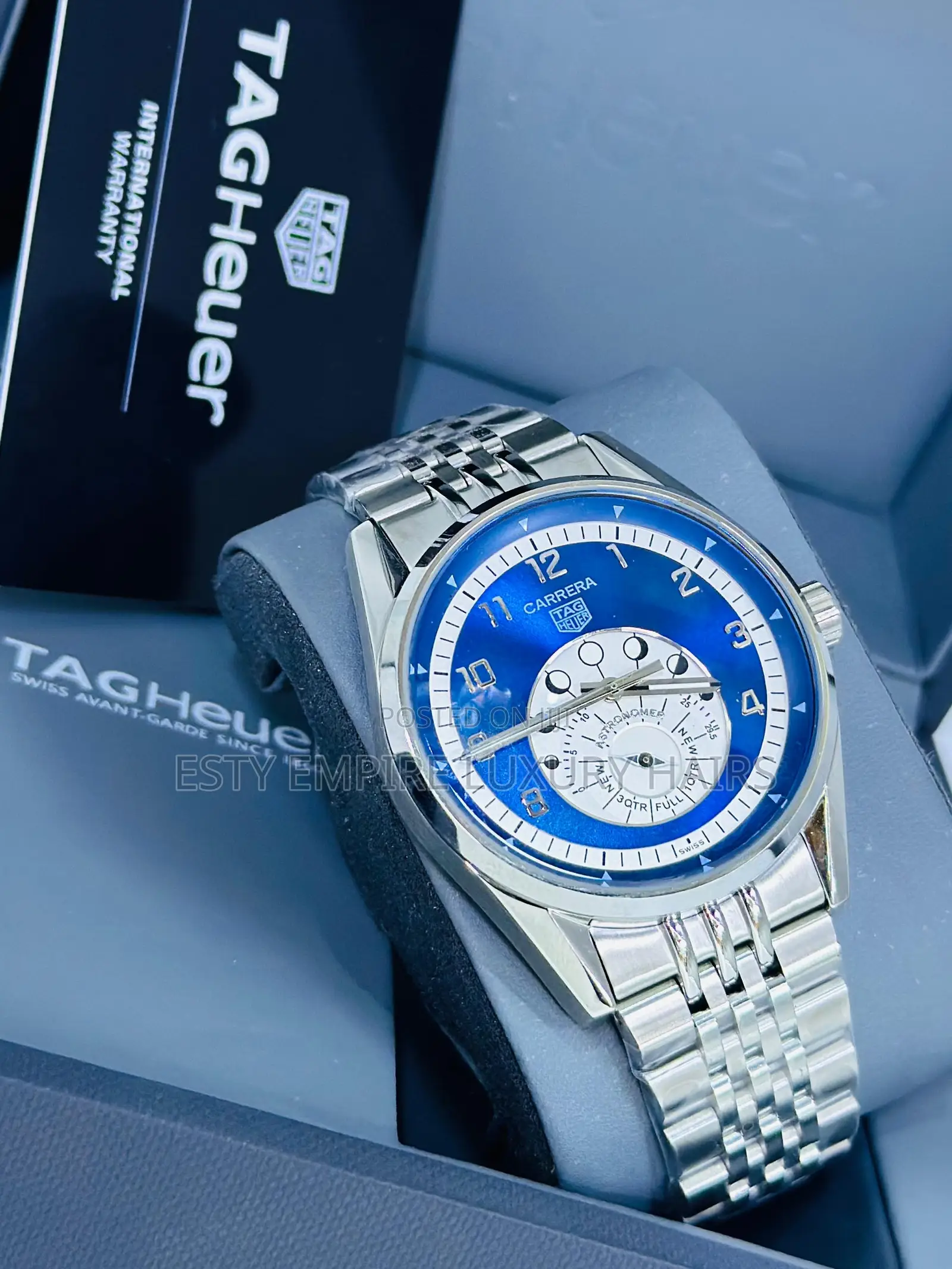Carrera Tag Quality Luxury Men Stainless Wristwatch