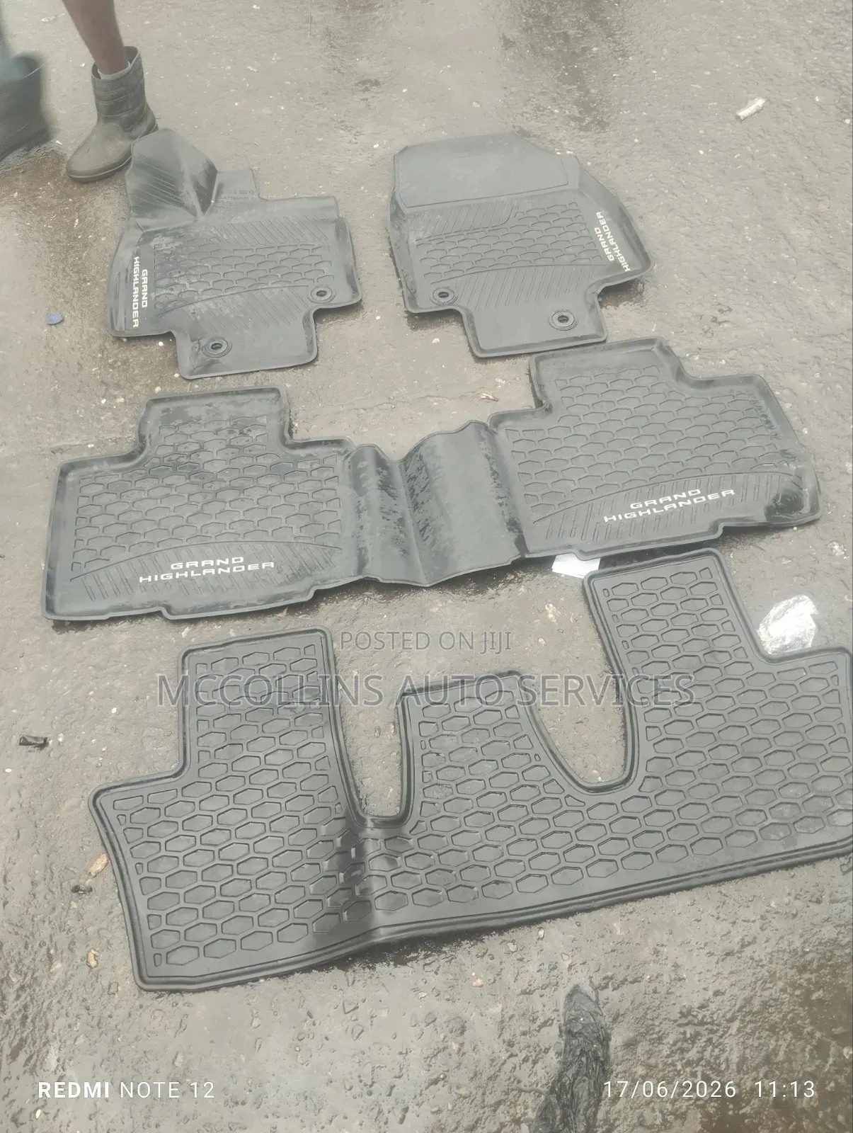 Original Grand Highlander 2023 to 2026 Foot Mat