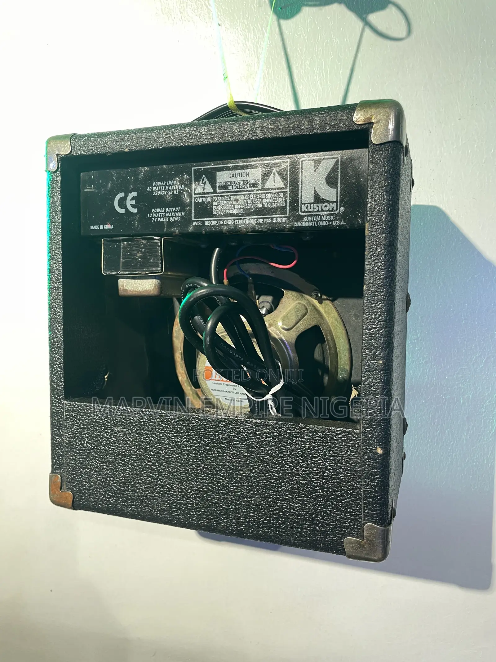 Kustom Combo Speaker Kla-10 Guitar 10w Amplifier