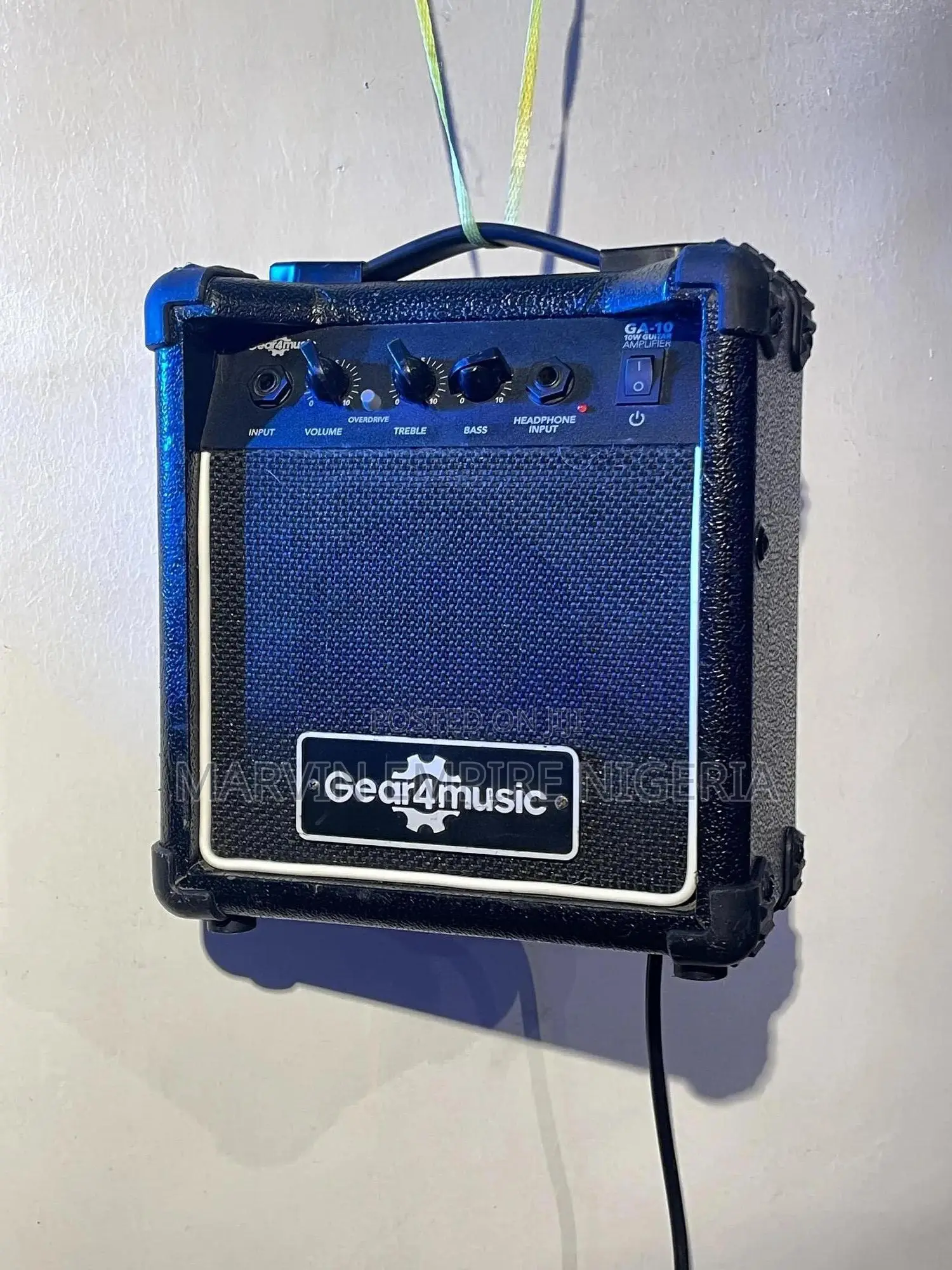 Gear4music Combo Speaker Ga-10 Guitar 10w Amplifier Portable