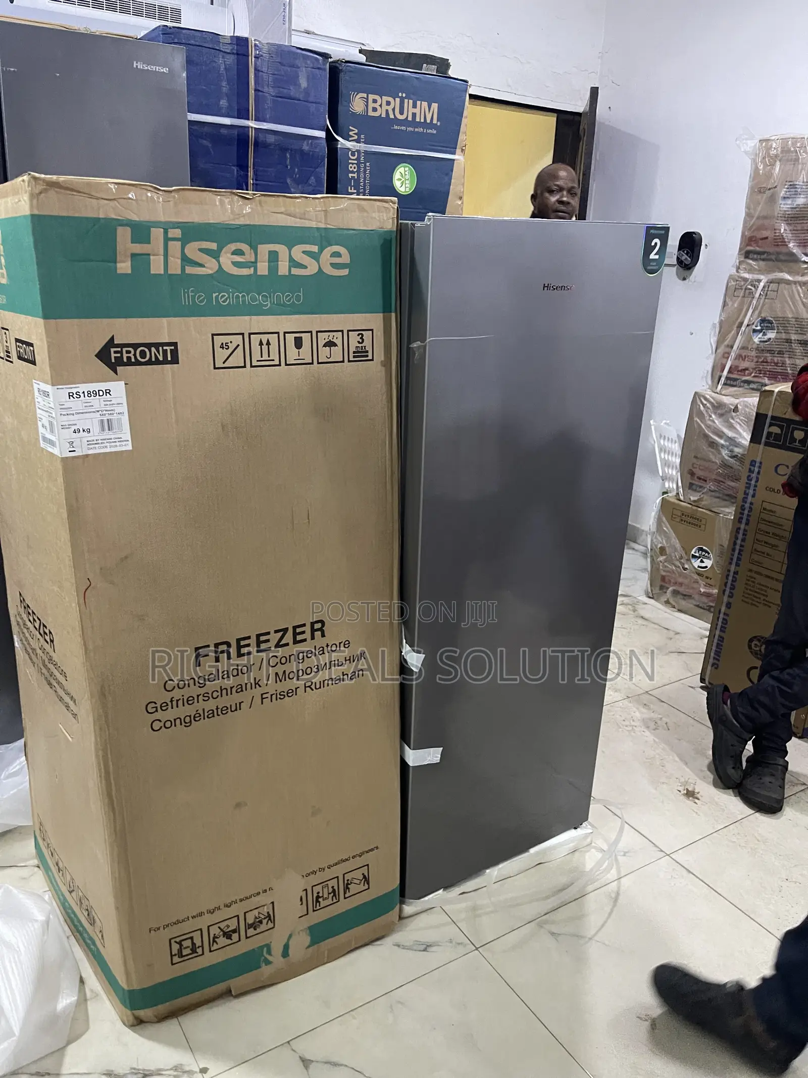 Keep Food Fresh With Hisense Rs189dr Single Door Fridge