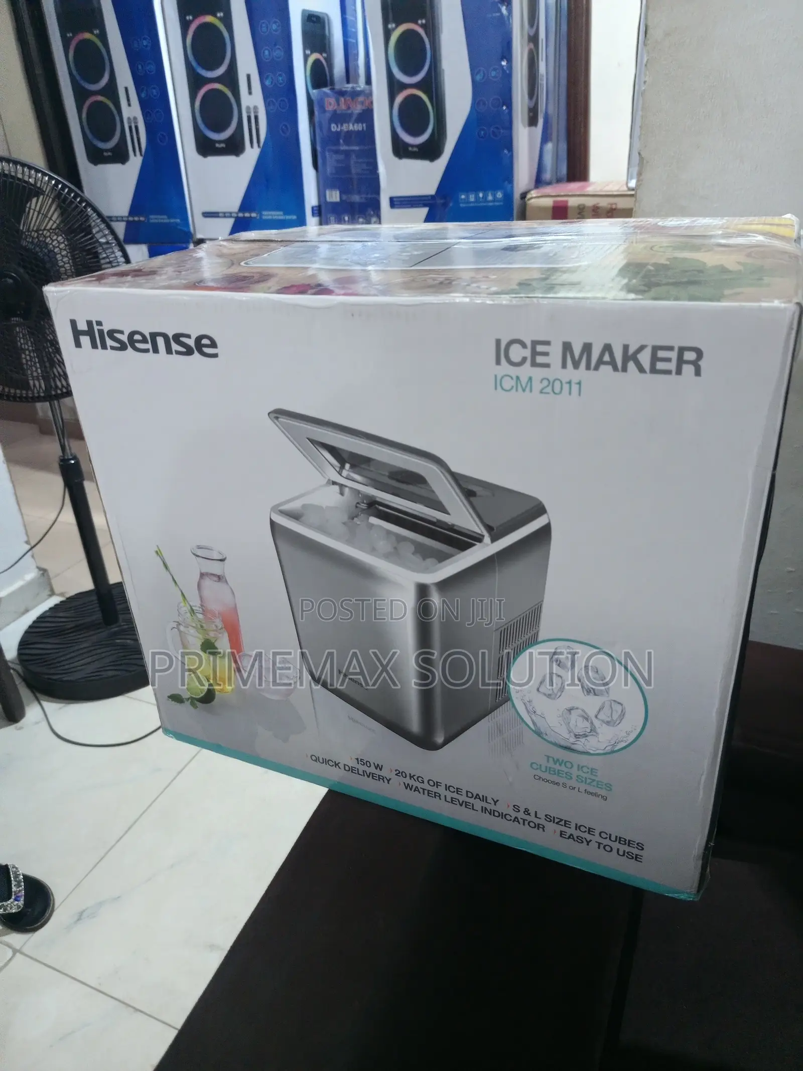 Hisense 20kg Ice Maker Icm2011 Delivers Bullet Ice Daily
