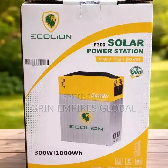 1000wh/300w Ecolion Portable Energy Storage Power Supply