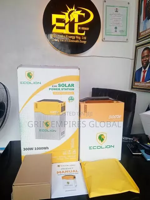 1000wh/300w Ecolion Portable Energy Storage Power Supply